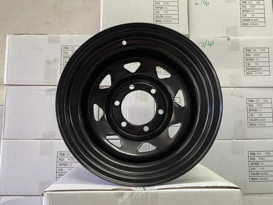 16" 6x139.7 8.0 J ET-25 Стоманени Джанти за OFFRoad TOYOTA NISSAN