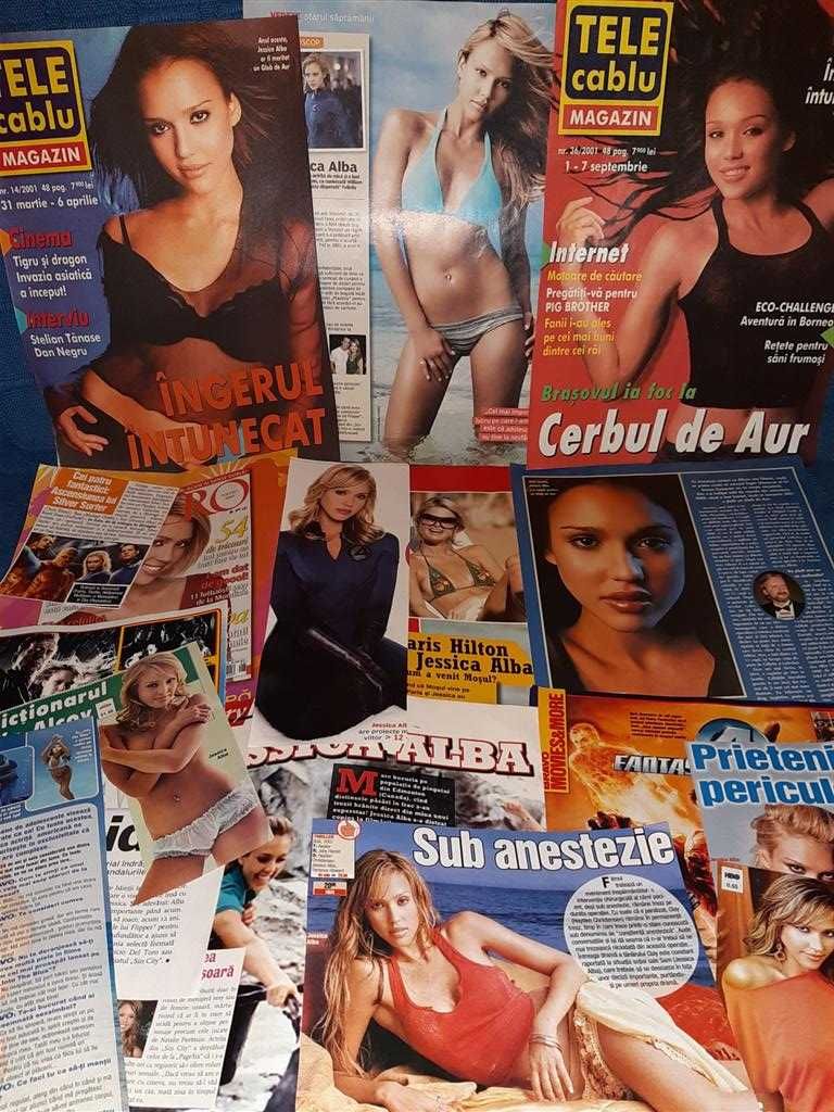 Colectie de articole din reviste cu Jessica Alba