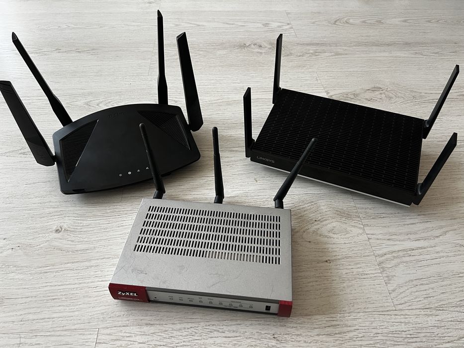 Routere, Zyxel USG20W-VPN, Linksys MR9600 AX6000, D-Link DIR-X1860