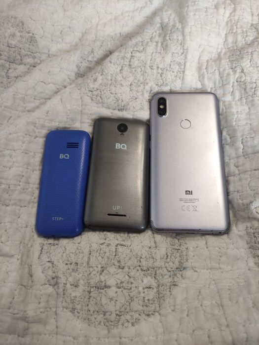 Две BQ, XIOMI S2,10000 тг за 3
