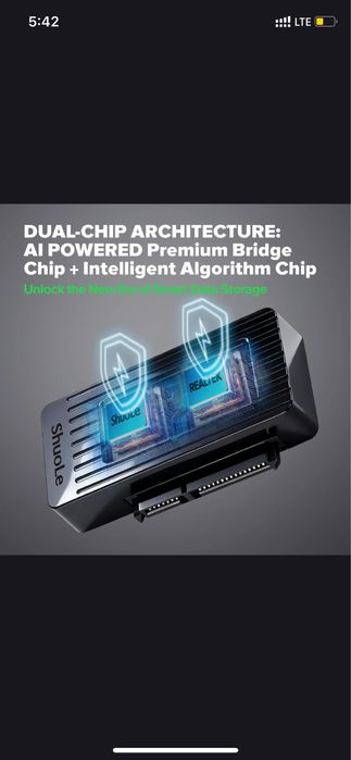 USB 3.2 K SATA конвертер для 2,5-3.5 дюймового SSD HDD