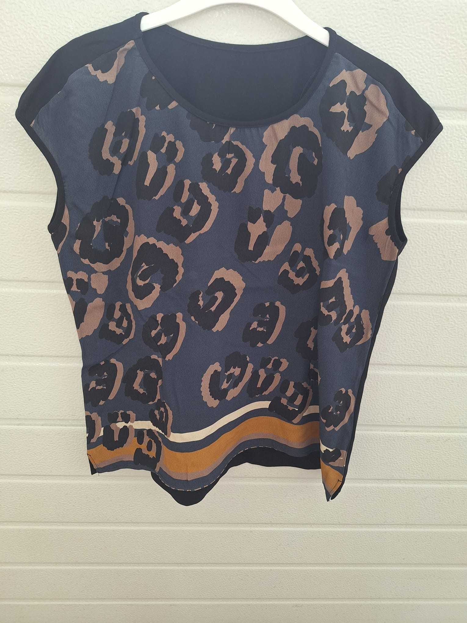 Tricou dama, model print, material vascoza /jerse.