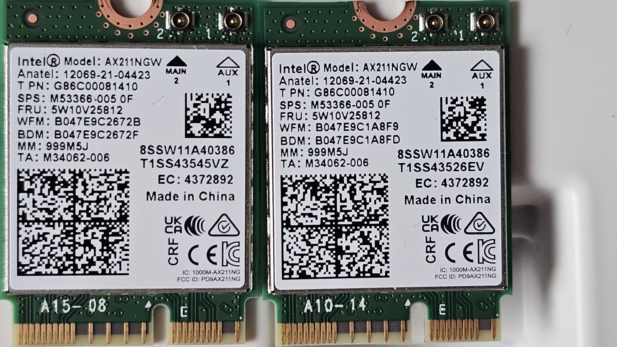 Placa retea Wifi 6E,bluetooth,Intel Ax211