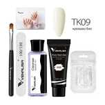 Комплект за ноктопластика с кремав полигел Venalisa 15 ml