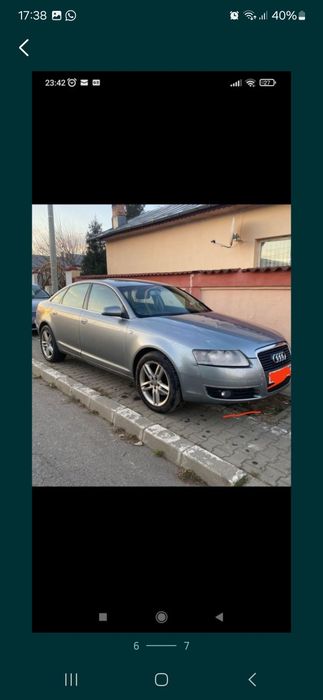 Aripi bara spate usi  Audi a6 c6 cod culoare LY7G
