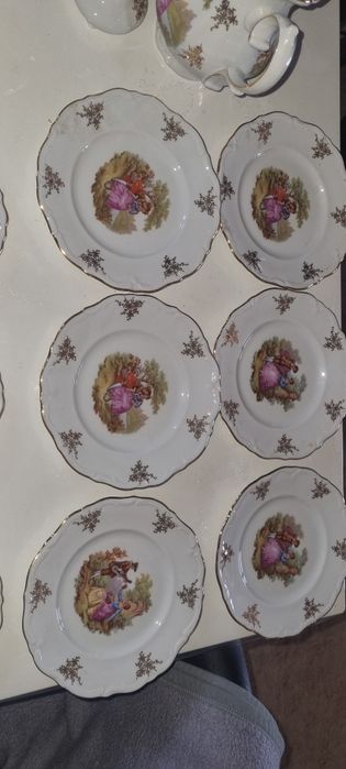 Set de masa pentru ceai portelan Bavaria Fragonard
