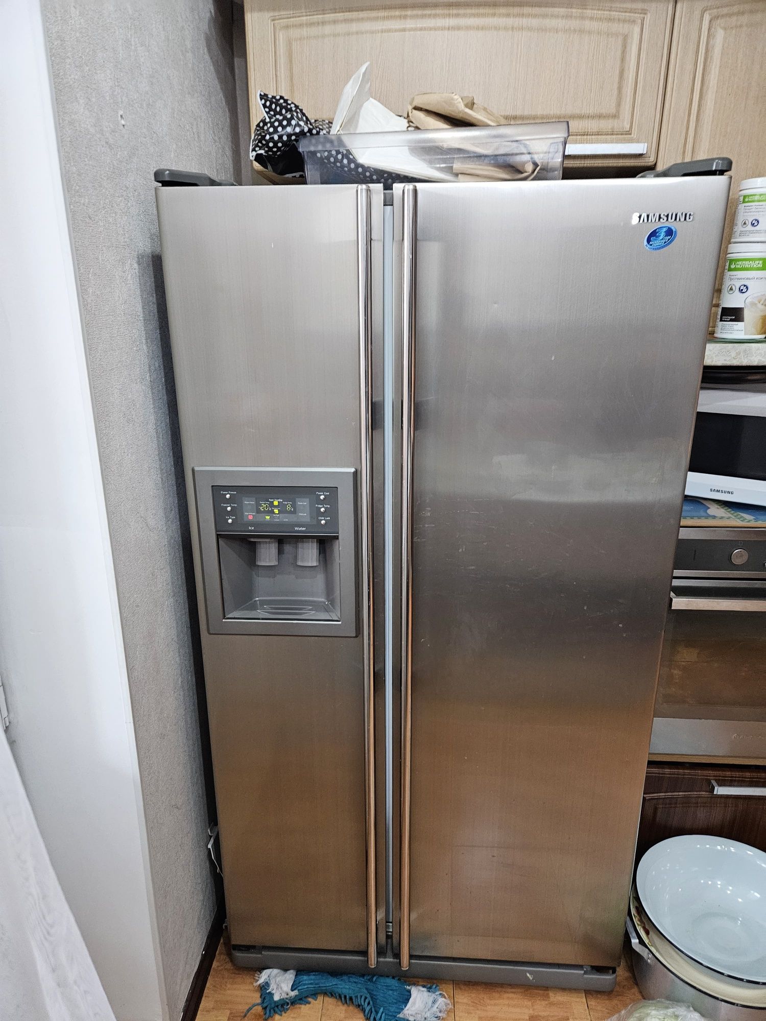 Самсунг двойной холодилник