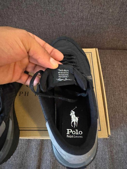 Маратонки Polo Ralph Lauren Sneakers Train 89 номер 42 черни и сиви