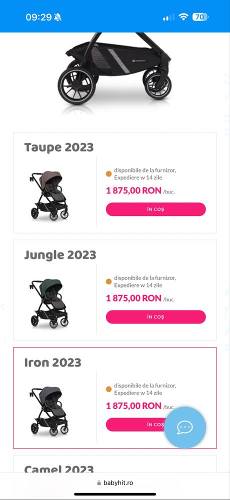 Catut sport crox euro-cart pentu domnisoare