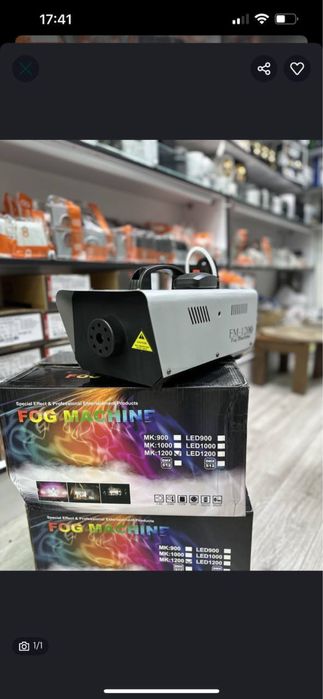 Дым-машина как новая + жидкость в комплекте