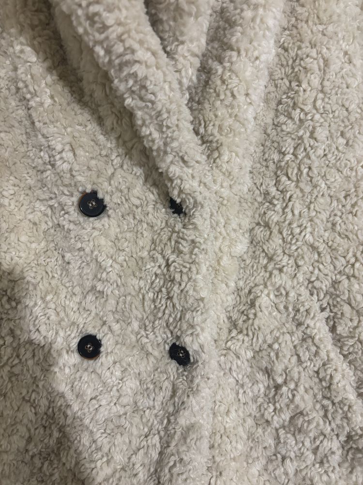 Zara дебело палто тип teddy bear