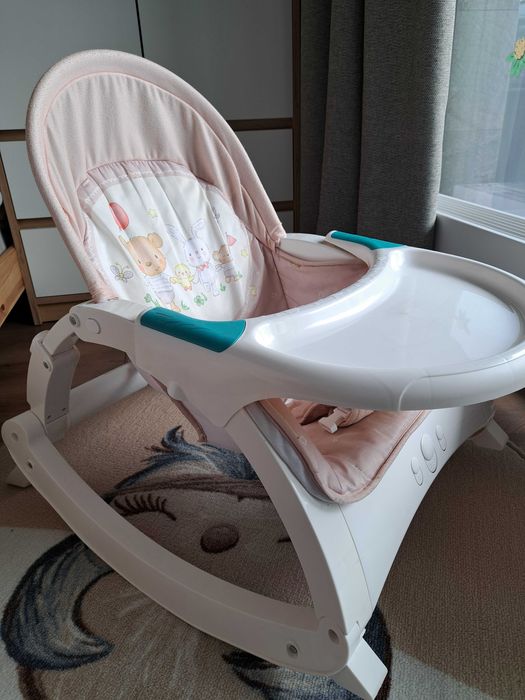 Бебешки шезлонг Lorelli Alex Beige Bear Party