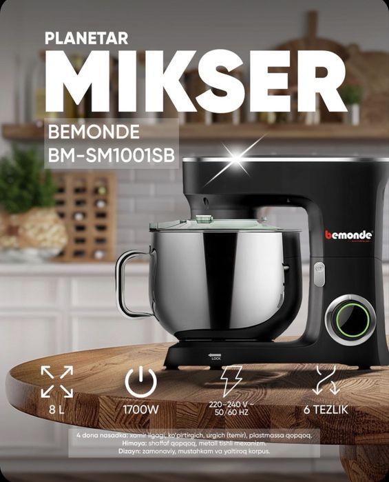 Mikser Bemonde BM-1001SB