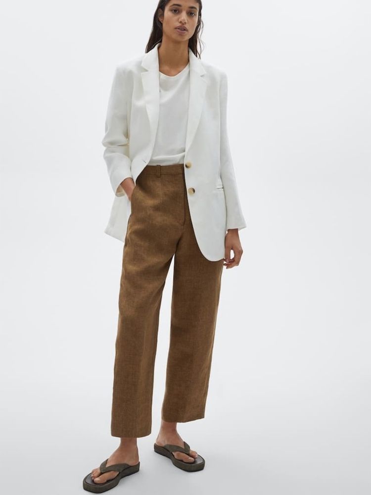 Pantaloni Massimo Dutti, din in