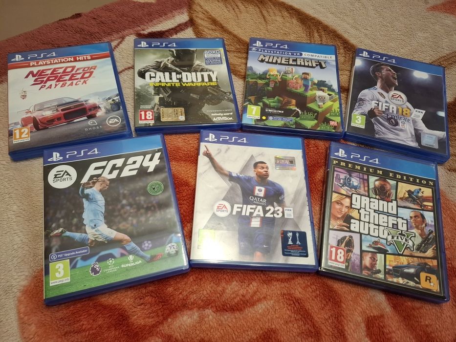 Jocuri PS4 folosite