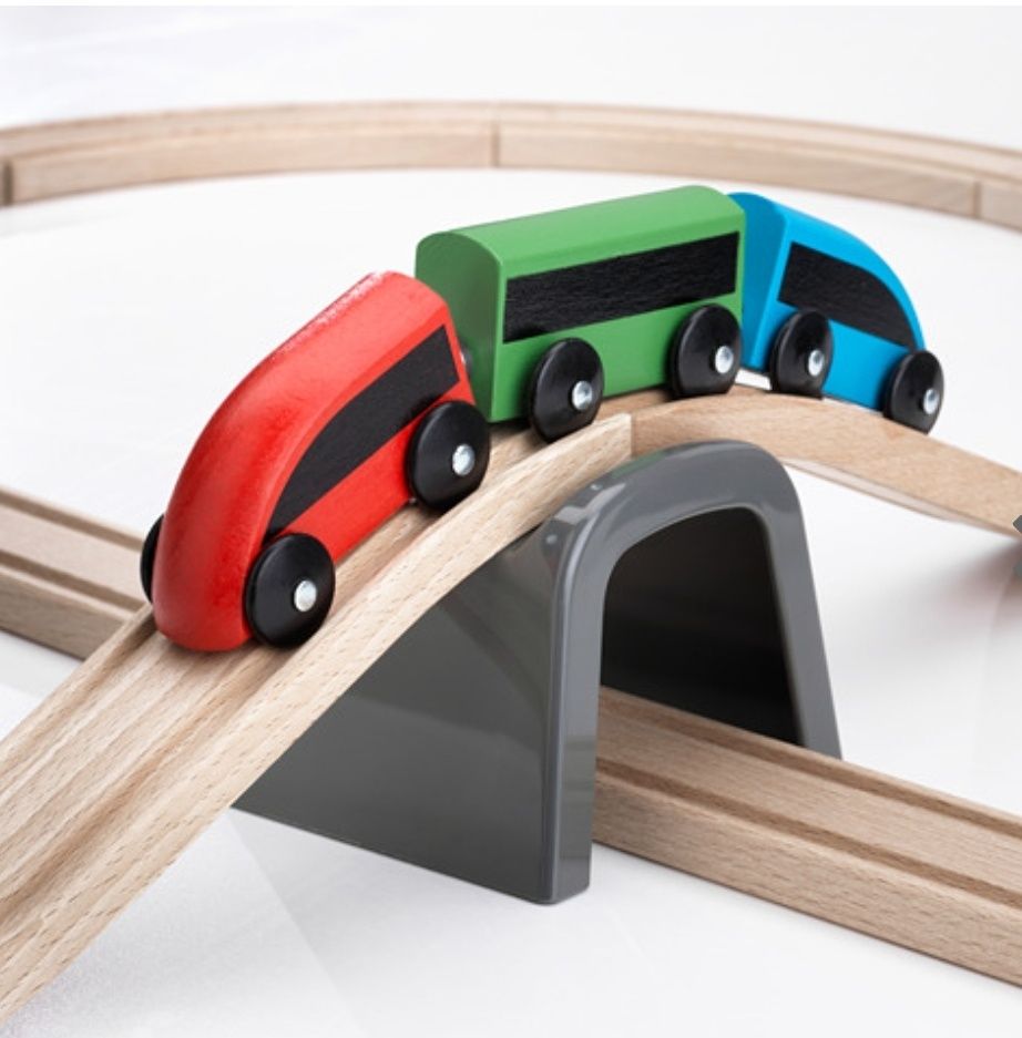 Set tren multicolor+sine/lemn/IKEA