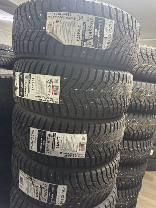 Шины новые шипы Корея 215/45 R17  зима покрышки донгелек резина колеса