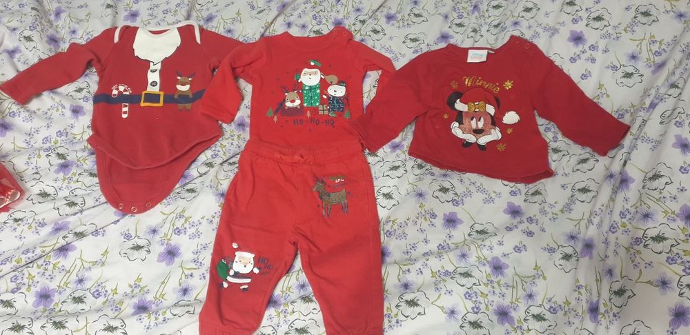 costum Craciun moș craciun bebe