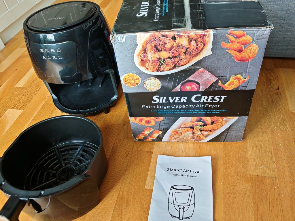 Air Fryer Silver Crest 8L 2400W JNSDQ-K305 фритюрник с горещ въздух
