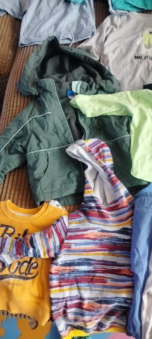 Лот есен зима дрешки за момче 80-86 размер
