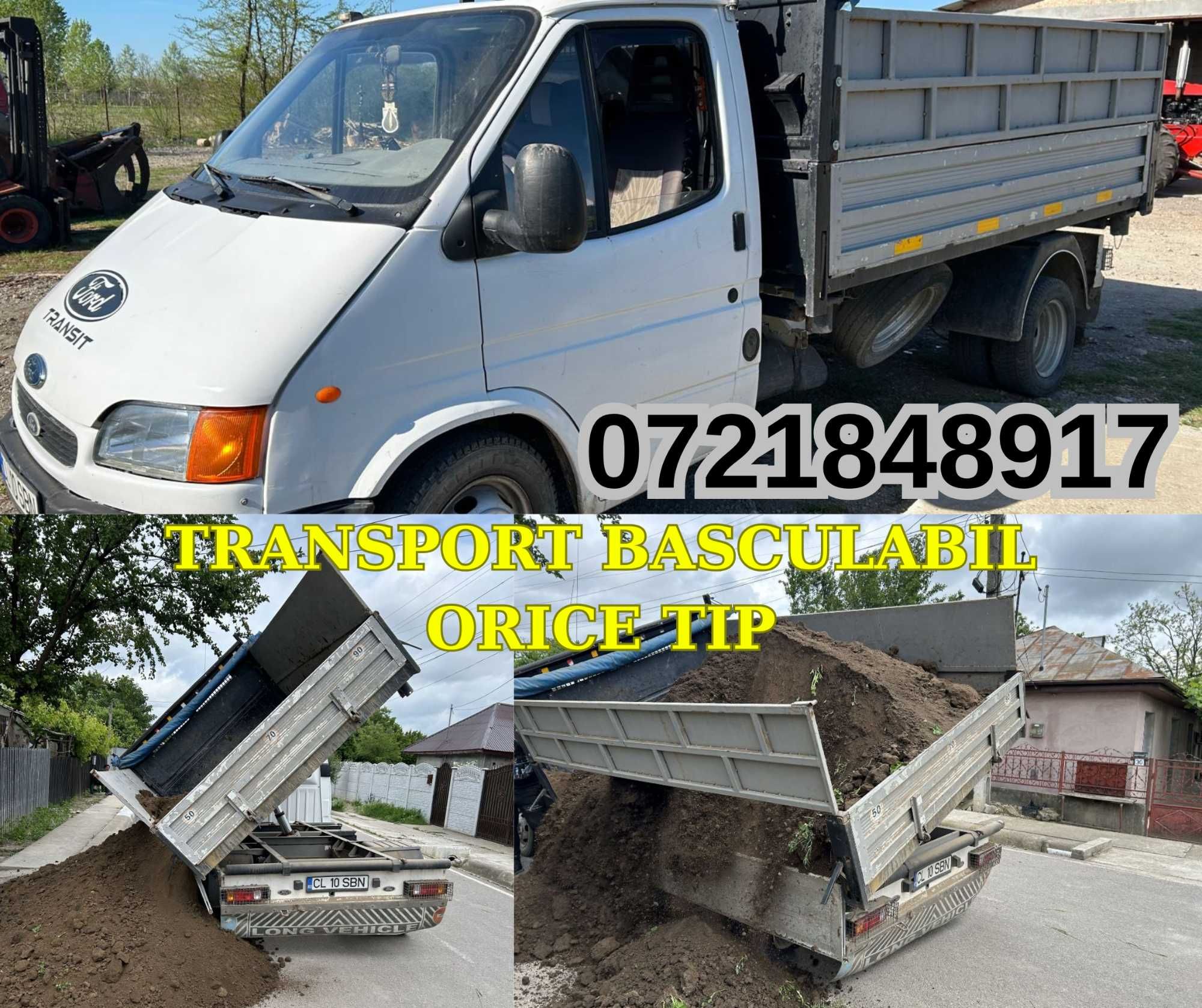 Transport Basculabil - moloz - nisip - pietris - gunoi