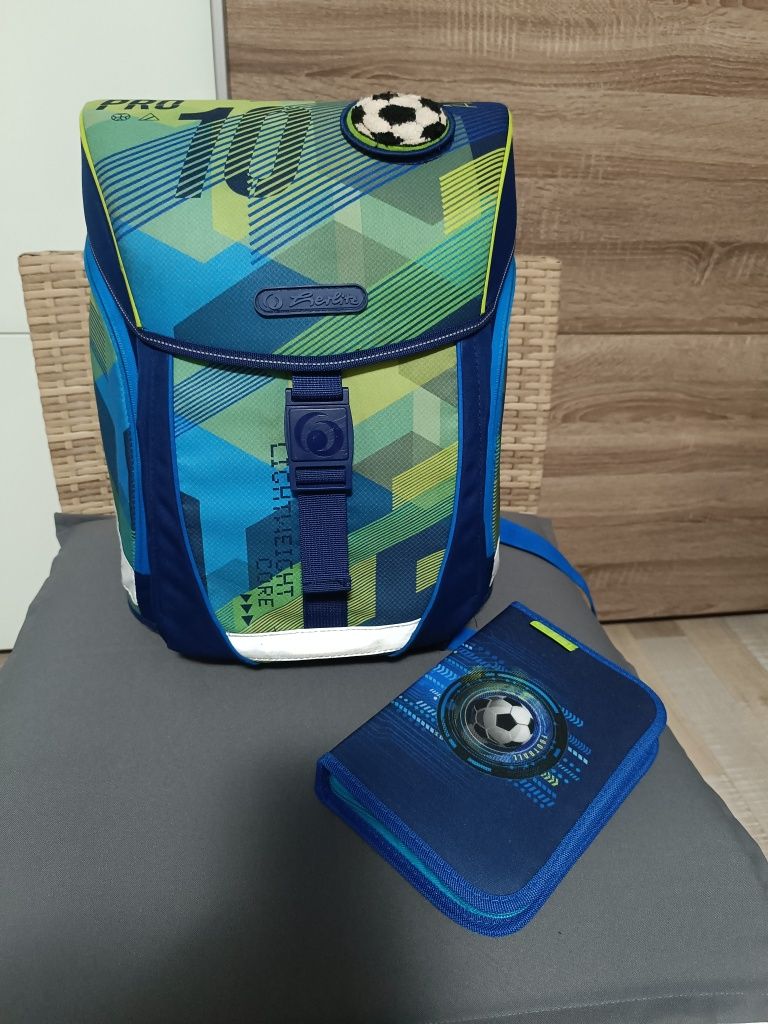 Ученическа раница Herlitz, FiloLight,Green goal