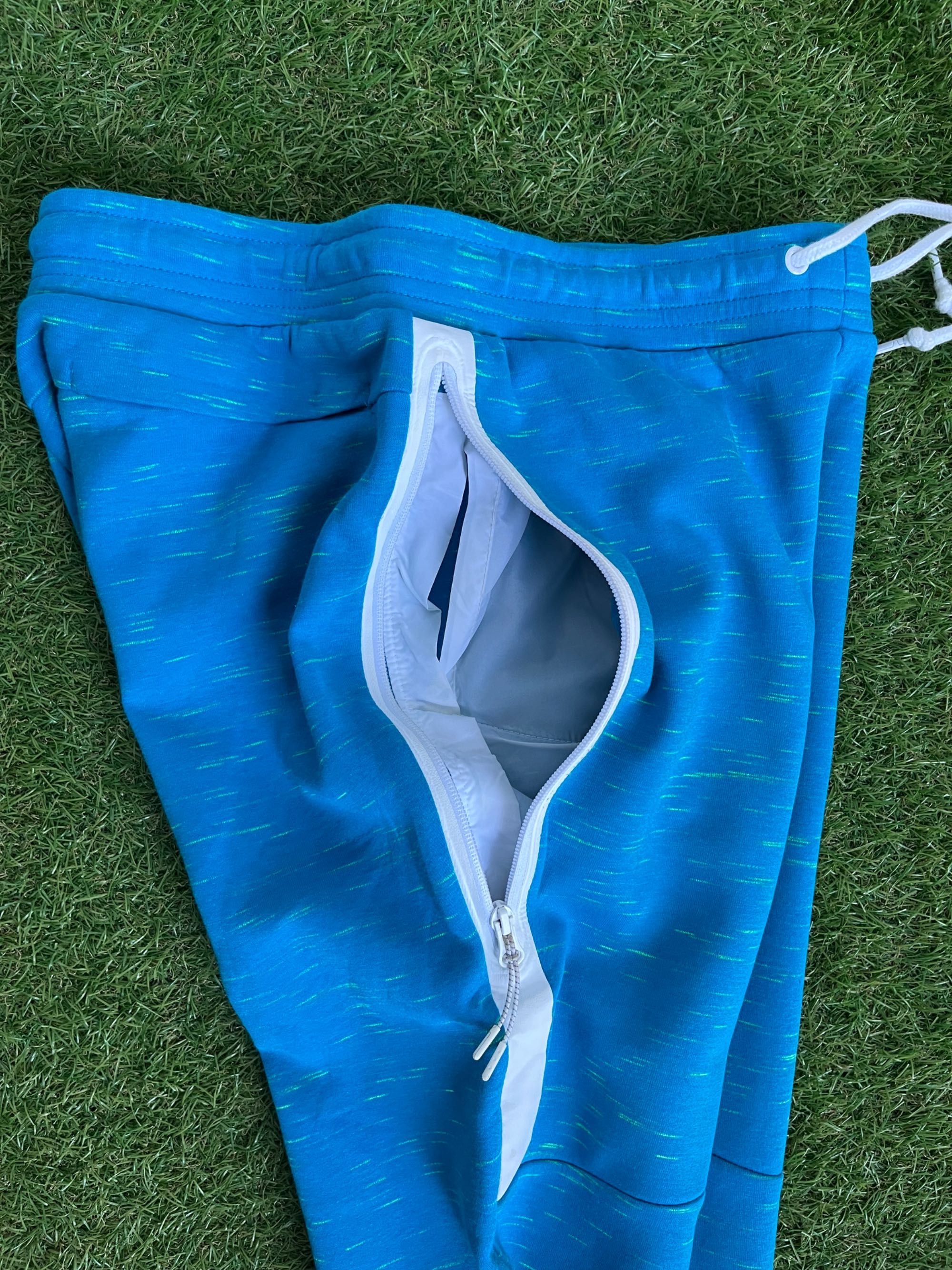 Мъжко долнище : Joggers Nike Tech Fleece Pants Tapered Teal Blue М