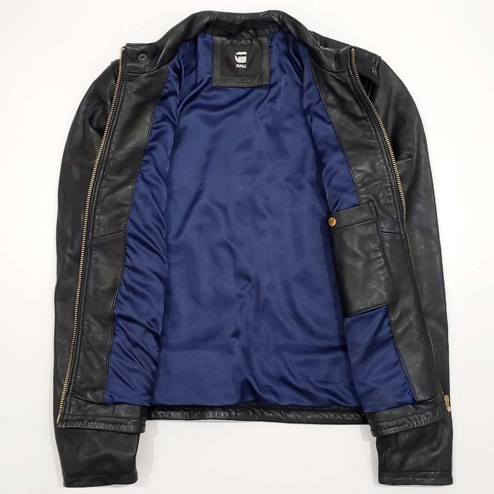 G-STAR Suzaki Classic Кожено Мъжко Яке Като Ново М