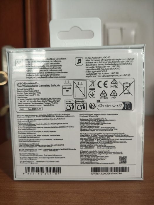 Căști wireless sigilate, OPPO Enco Air4 Pro. Preț fix: 150 Ron.