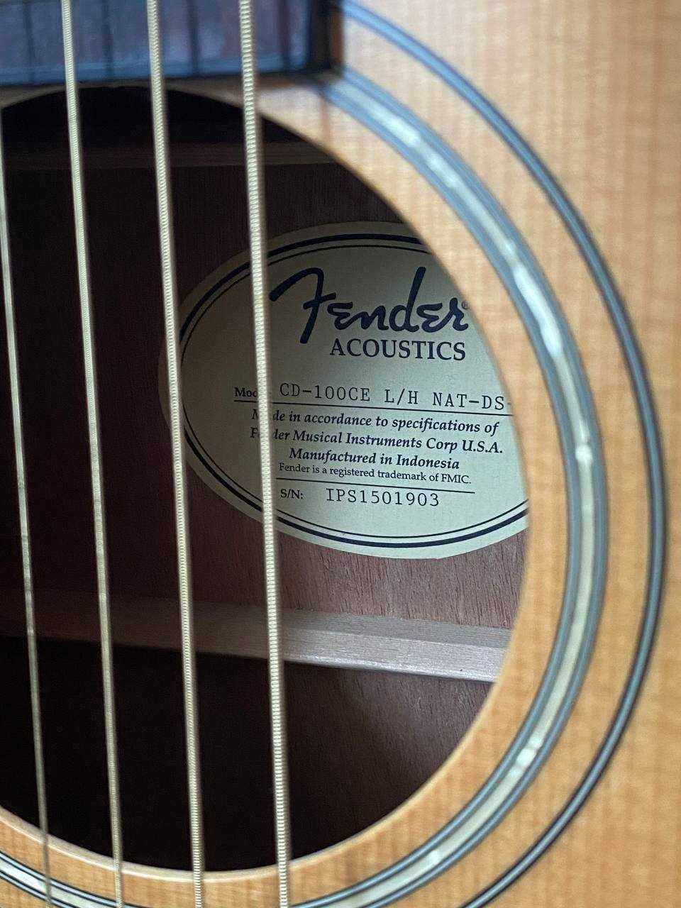 Електро-акустична китара Fender CD-100 CE LH Natural