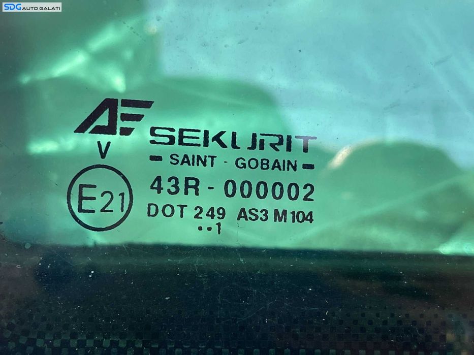 Geam Sticla Fix de pe Aripa Caroserie Stanga Spate Ford Galaxy 1996 - 2006 Cod gsasssdgbvs1