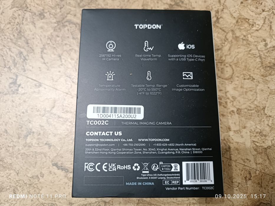 Термокамера TOPDON TC002