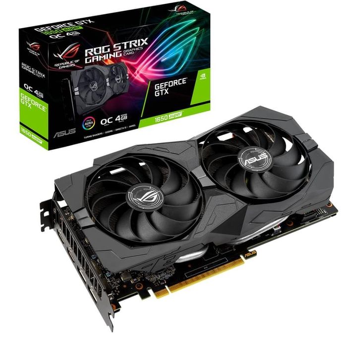 Продам видеокарту gtx 1650 super asus rog strix