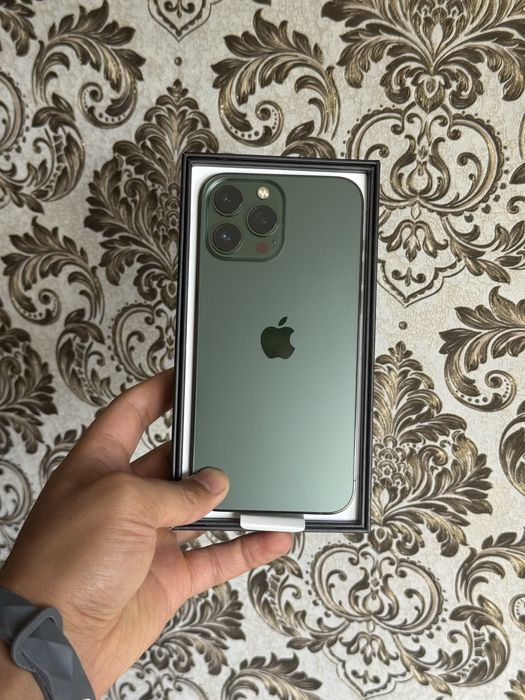  iPhone 13pro max 5G 256gb rk/a EAC alpine green без ремонта в идеале