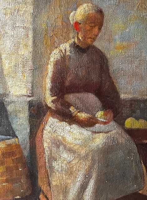 Tablou F Foarte vechi, semnat FENYES ADOLF (1867–1945), ul/pz, 80x60cm