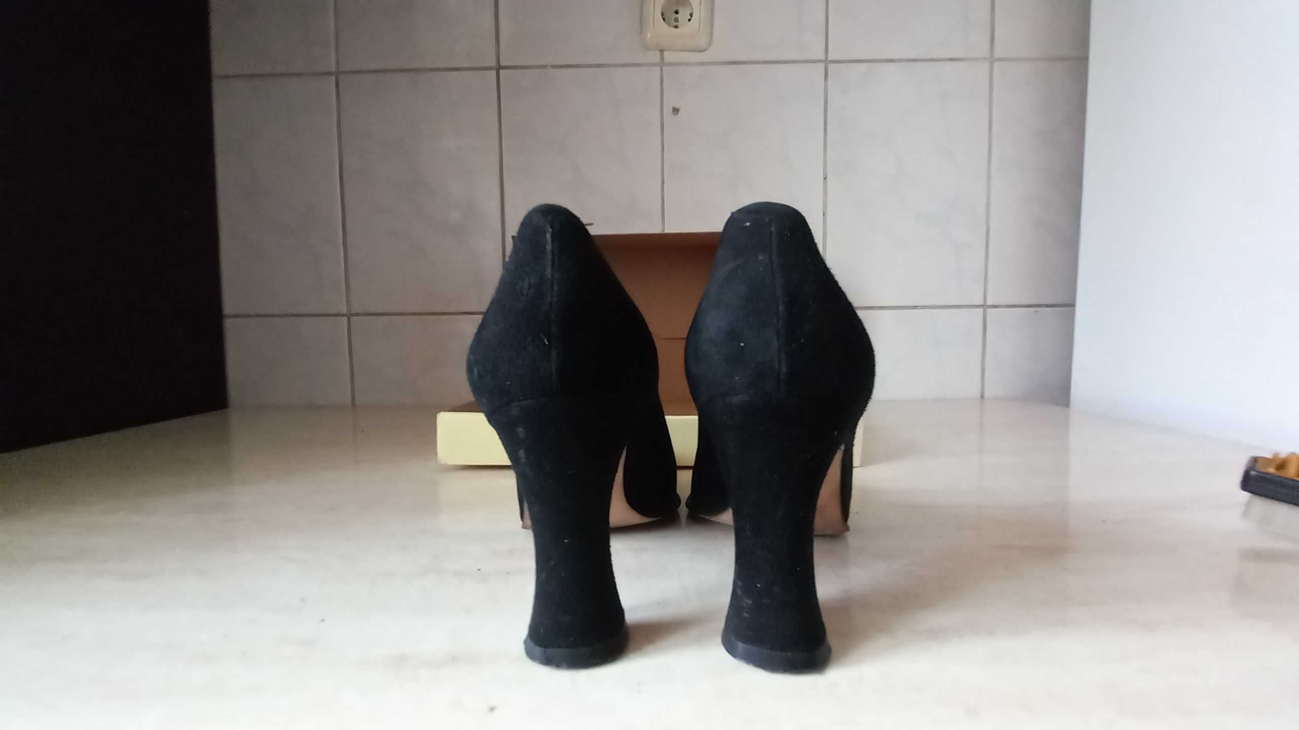 pantofi negri eleganti 36