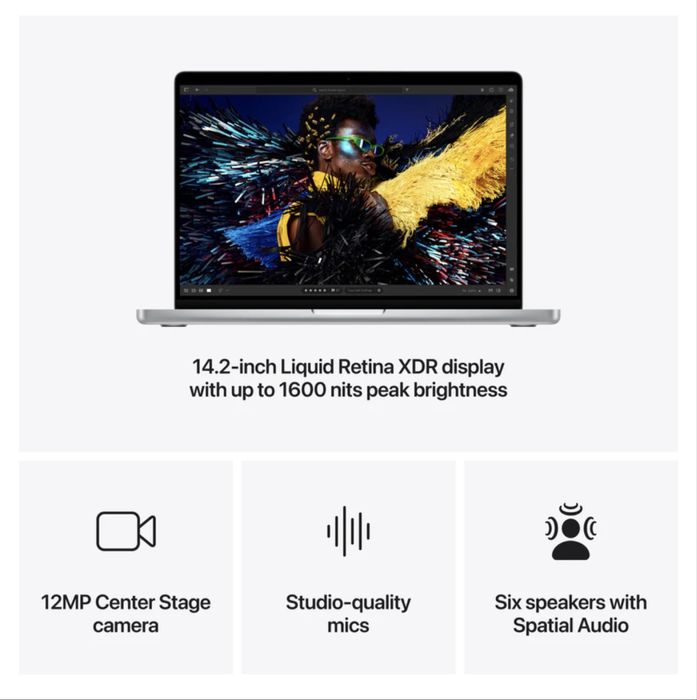 НОВ! *ЛИЗИНГ* Apple Macbook Pro 14" M4 10C/10G 16RAM 512SSD Гаранция!
