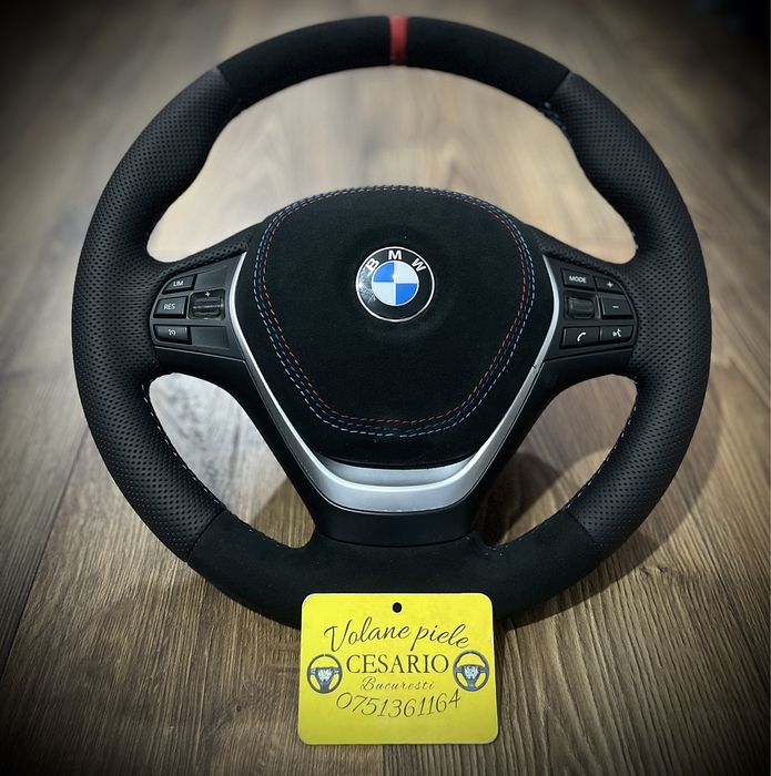 Volan piele naturala Nappa Bmw Seria 3 F30 F80 2011-2018