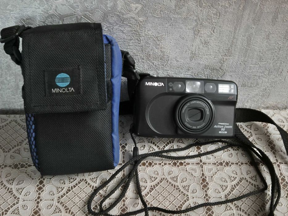 Пленочный фотоаппарат Minolta Freedom Action Zoom 90 Date Япония.