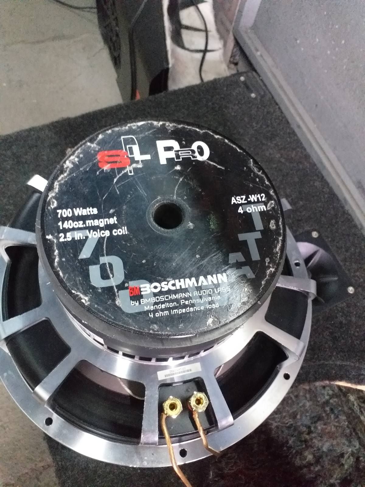 Бас говорител Boshmann 12 инча 700W Pro SL за субуфер каса