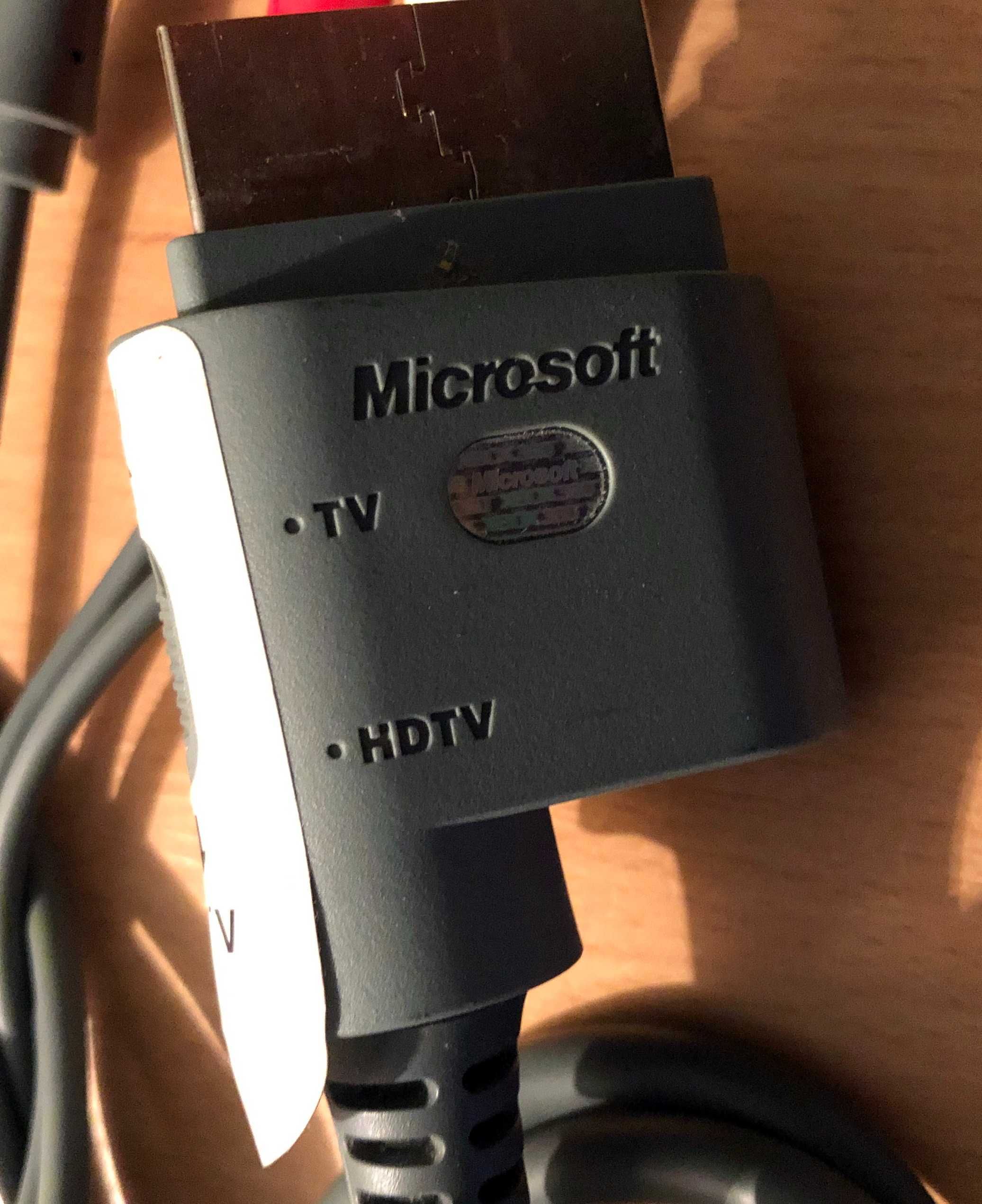 Cablu adaptor original conectare Xbox 360 la TV - RCA - SCART