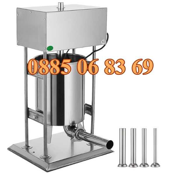 Електрическа пълначка за кайма 10 литра и електрическа бъркалка 15 кг