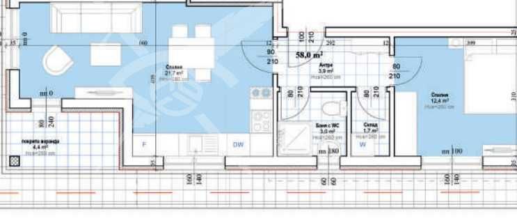 Двустаен апартамент в Асеновград! 627-24310