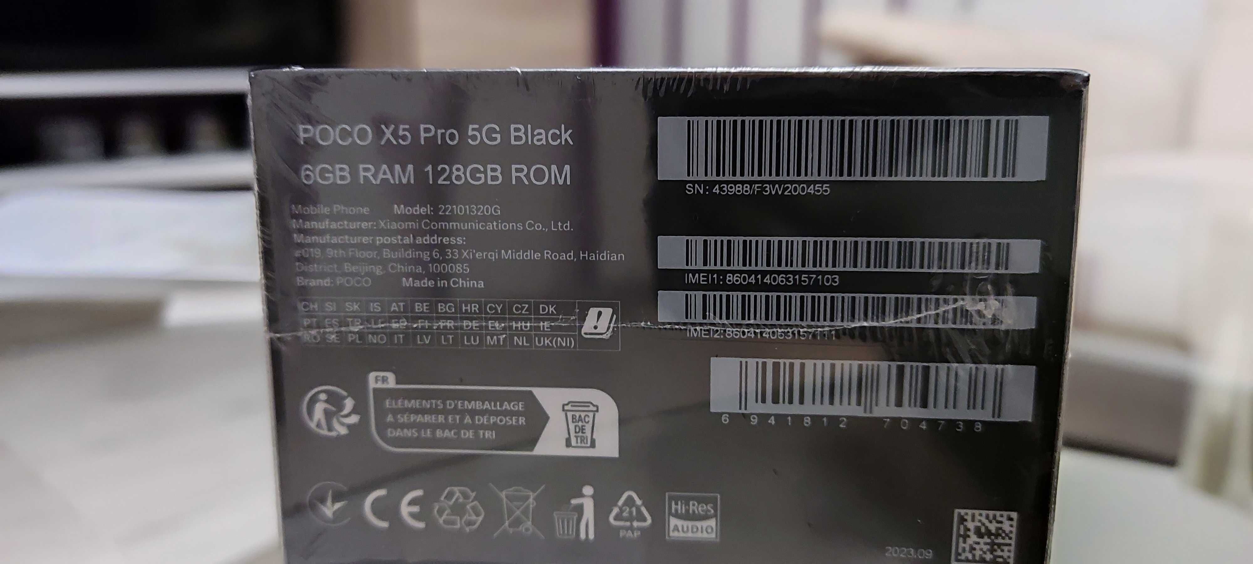 POCO X5 PRO 5G BLACK 6.67 ", 5G Black