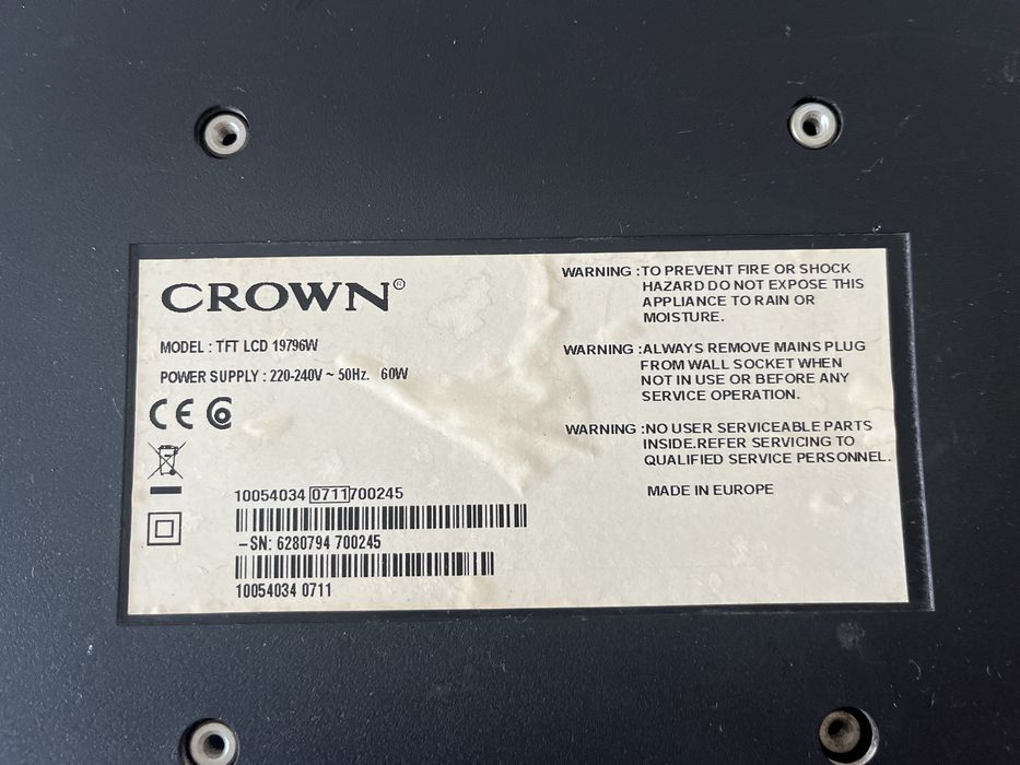 Телевизор CROWN за части