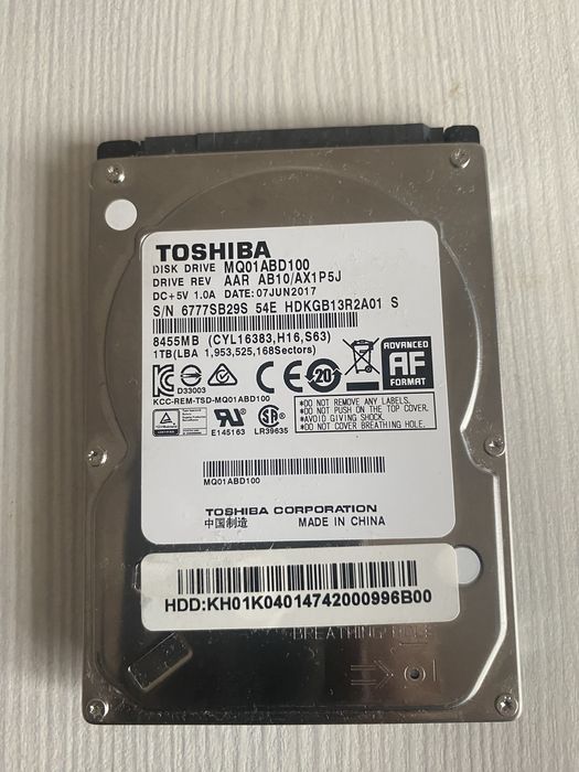 Срочно продам HDD 1000gb.