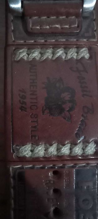 Ceas Fossil,curea lata din piele