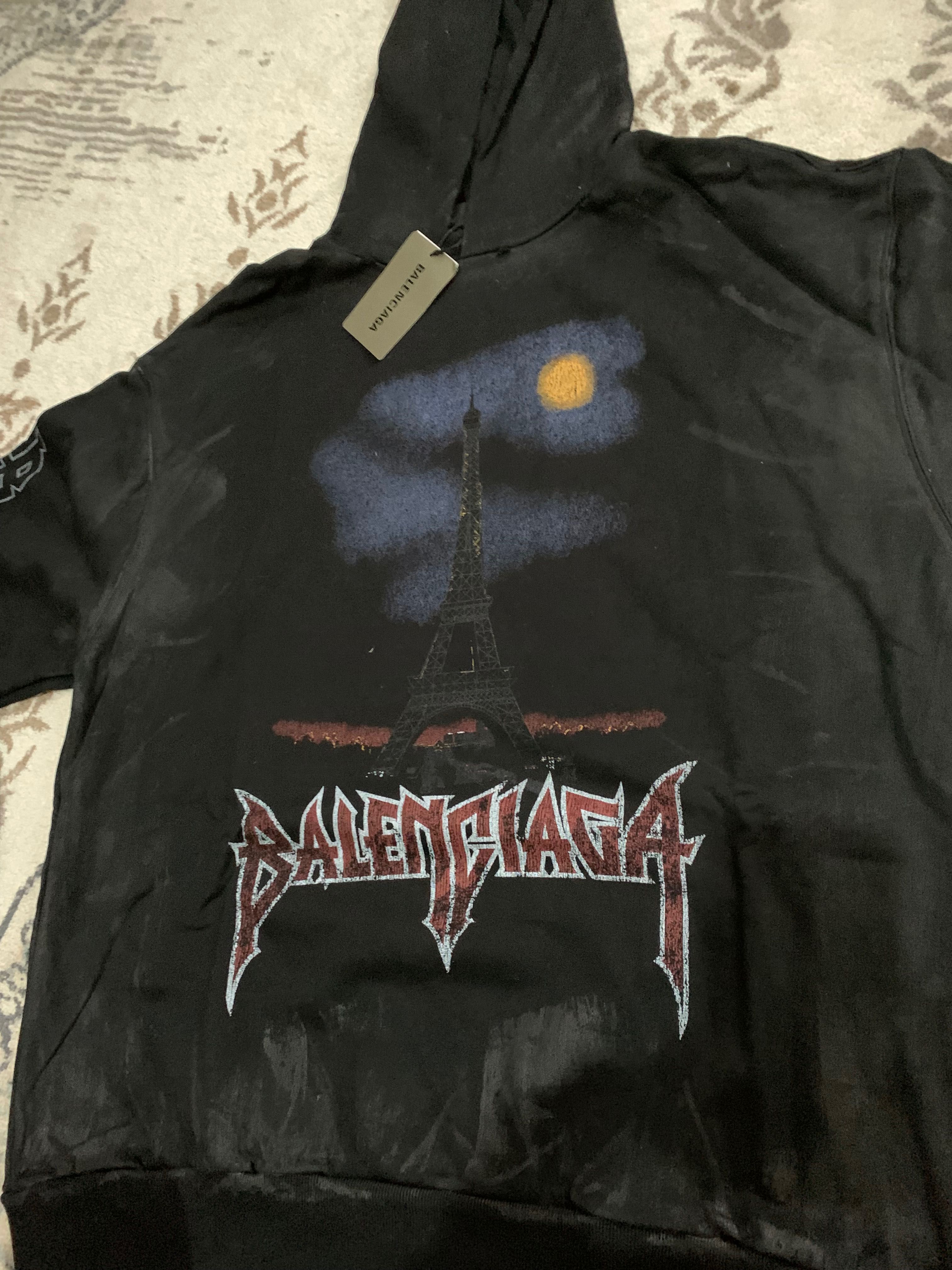 Balenciaga paris moon hoodie