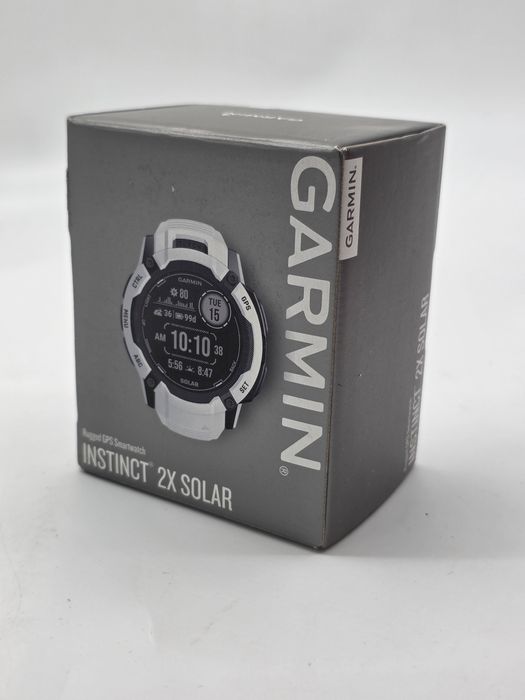Smartwatch Garmin Instinct 2X Solar, Whitestone, produs NOU