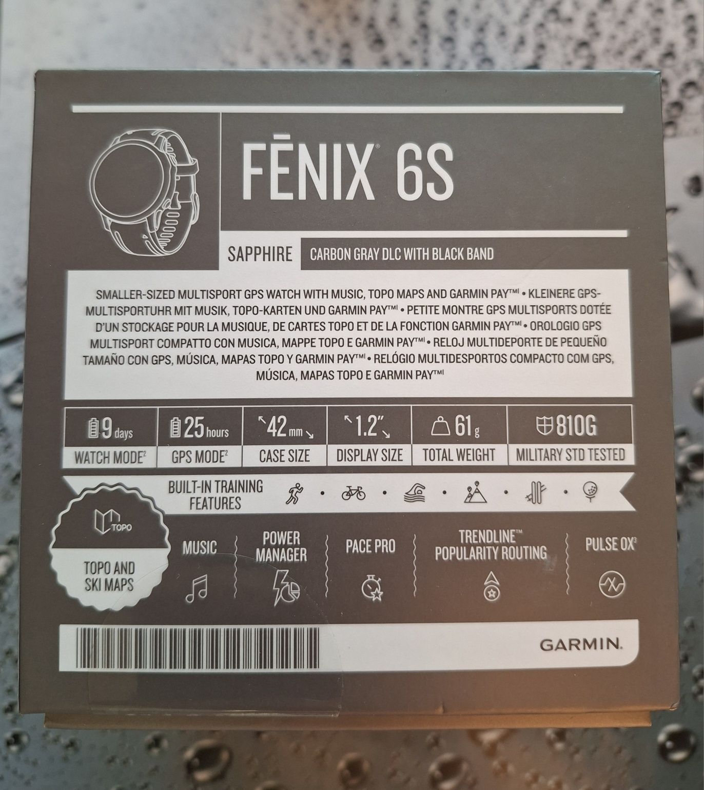 Garmin Fenix 6s Sapphire